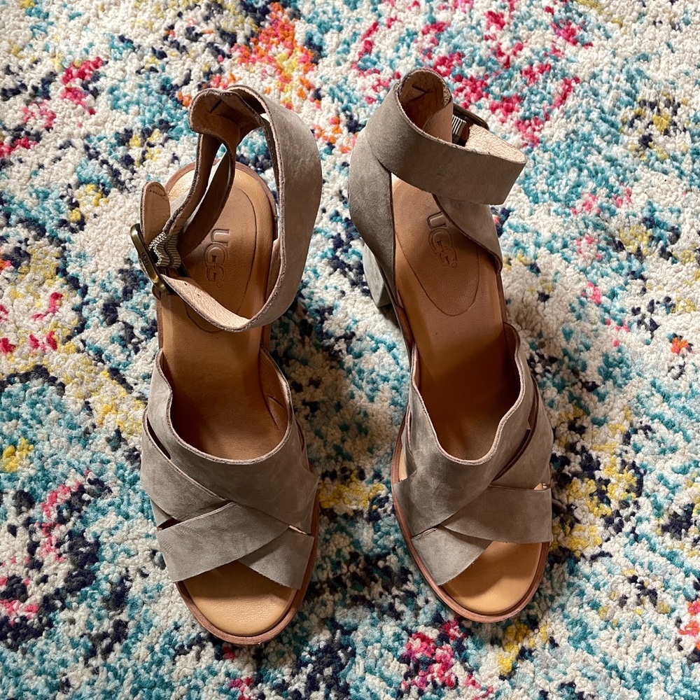 Ugg “Sandra” Heeled Sandal - Picture 4 of 10